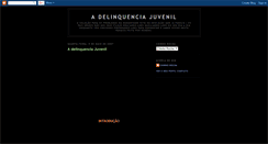 Desktop Screenshot of delinquenciajuvenil.blogspot.com