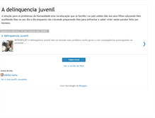 Tablet Screenshot of delinquenciajuvenil.blogspot.com