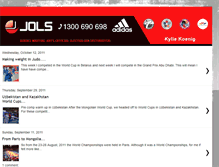 Tablet Screenshot of judonewsreport.blogspot.com