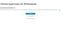 Tablet Screenshot of clinicalsupervisionforprofessionals.blogspot.com