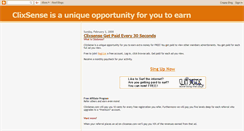 Desktop Screenshot of clixsensee.blogspot.com