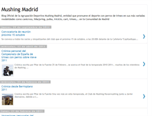 Tablet Screenshot of mushingmadrid.blogspot.com