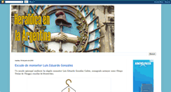 Desktop Screenshot of heraldicaargentina.blogspot.com