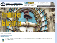 Tablet Screenshot of heraldicaargentina.blogspot.com