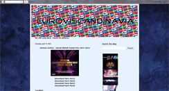 Desktop Screenshot of euroviscandinavia.blogspot.com
