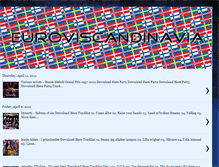 Tablet Screenshot of euroviscandinavia.blogspot.com