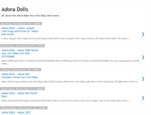Tablet Screenshot of adora-dolls.blogspot.com