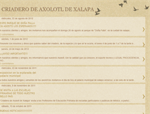 Tablet Screenshot of criaderodeaxolotldexalapa.blogspot.com