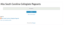 Tablet Screenshot of misssccollegiate.blogspot.com