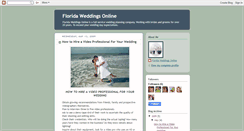 Desktop Screenshot of floridaweddingsonline.blogspot.com