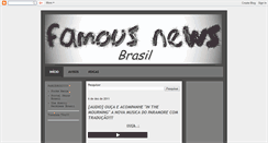 Desktop Screenshot of famousnewsbr.blogspot.com