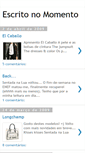 Mobile Screenshot of escritonomomento.blogspot.com