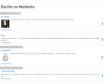 Tablet Screenshot of escritonomomento.blogspot.com