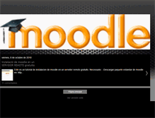 Tablet Screenshot of instalacionmoodle.blogspot.com