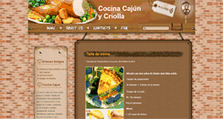 Desktop Screenshot of cocina-cajun.blogspot.com