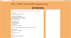 Desktop Screenshot of mfcprogramming.blogspot.com