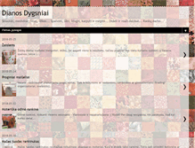 Tablet Screenshot of dianos-dygsniai.blogspot.com