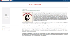 Desktop Screenshot of howtohear.blogspot.com