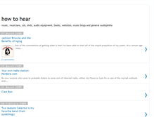 Tablet Screenshot of howtohear.blogspot.com