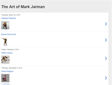 Tablet Screenshot of jarmanart.blogspot.com