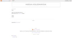 Desktop Screenshot of ksenia404.blogspot.com