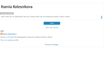 Tablet Screenshot of ksenia404.blogspot.com