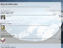 Tablet Screenshot of diasdemiercoles.blogspot.com