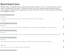 Tablet Screenshot of beaverboard.blogspot.com