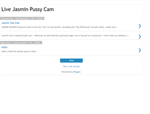 Tablet Screenshot of livejasminpussy.blogspot.com