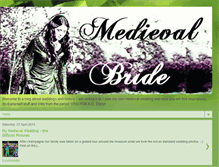 Tablet Screenshot of medieval-bride.blogspot.com