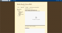 Desktop Screenshot of batka-randy.blogspot.com