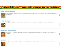 Tablet Screenshot of cocina-boliviana.blogspot.com