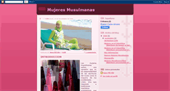 Desktop Screenshot of mujeresmusulmanas.blogspot.com