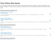 Tablet Screenshot of freeonlinekidsgames.blogspot.com