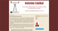 Desktop Screenshot of golosinacanibal.blogspot.com