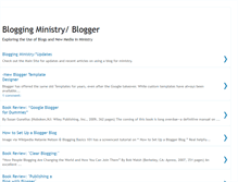 Tablet Screenshot of bloggingministry.blogspot.com