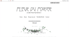 Desktop Screenshot of fleurdupoirier.blogspot.com