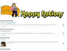 Tablet Screenshot of happynotions.blogspot.com