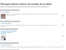 Tablet Screenshot of parroquia-de-lourdes.blogspot.com