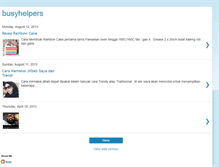 Tablet Screenshot of busyhelpers.blogspot.com