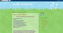 Desktop Screenshot of elambientefuentedevida.blogspot.com