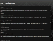 Tablet Screenshot of ant-tumimomor.blogspot.com