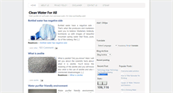 Desktop Screenshot of mywaterpurifier.blogspot.com