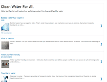 Tablet Screenshot of mywaterpurifier.blogspot.com