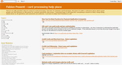 Desktop Screenshot of fabiencardprocessing.blogspot.com