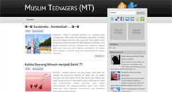 Desktop Screenshot of muslim-muda.blogspot.com