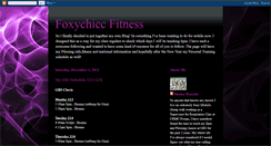 Desktop Screenshot of foxychiccfitness.blogspot.com