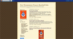 Desktop Screenshot of newwestminsterfrasersbaseballclub.blogspot.com