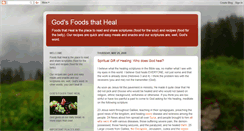 Desktop Screenshot of foods-that-heal.blogspot.com