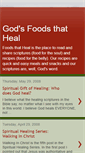 Mobile Screenshot of foods-that-heal.blogspot.com